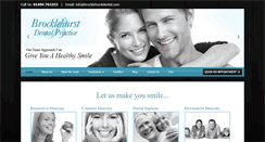 Desktop Screenshot of brocklehurstdental.com